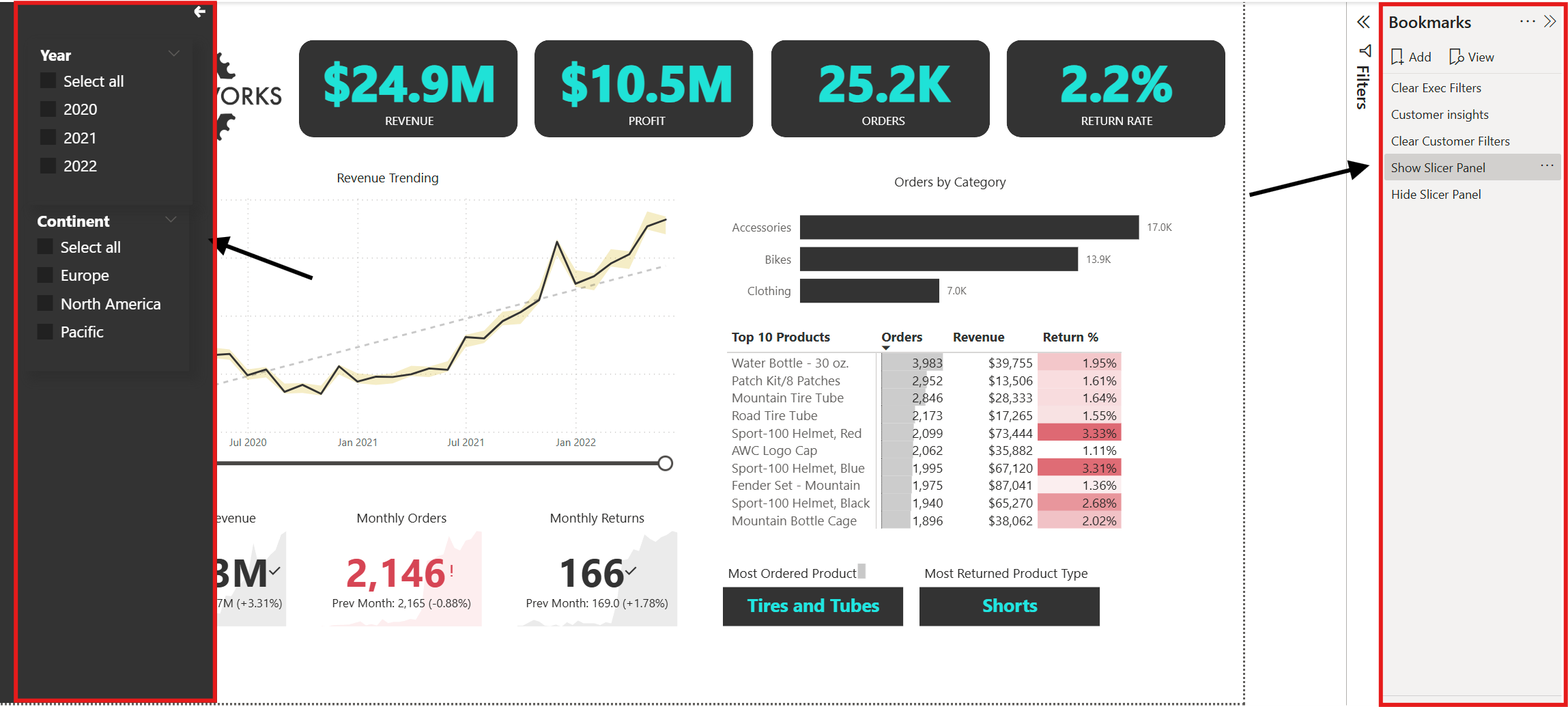 Bookmark & Navigation Pane Example — Placeholder